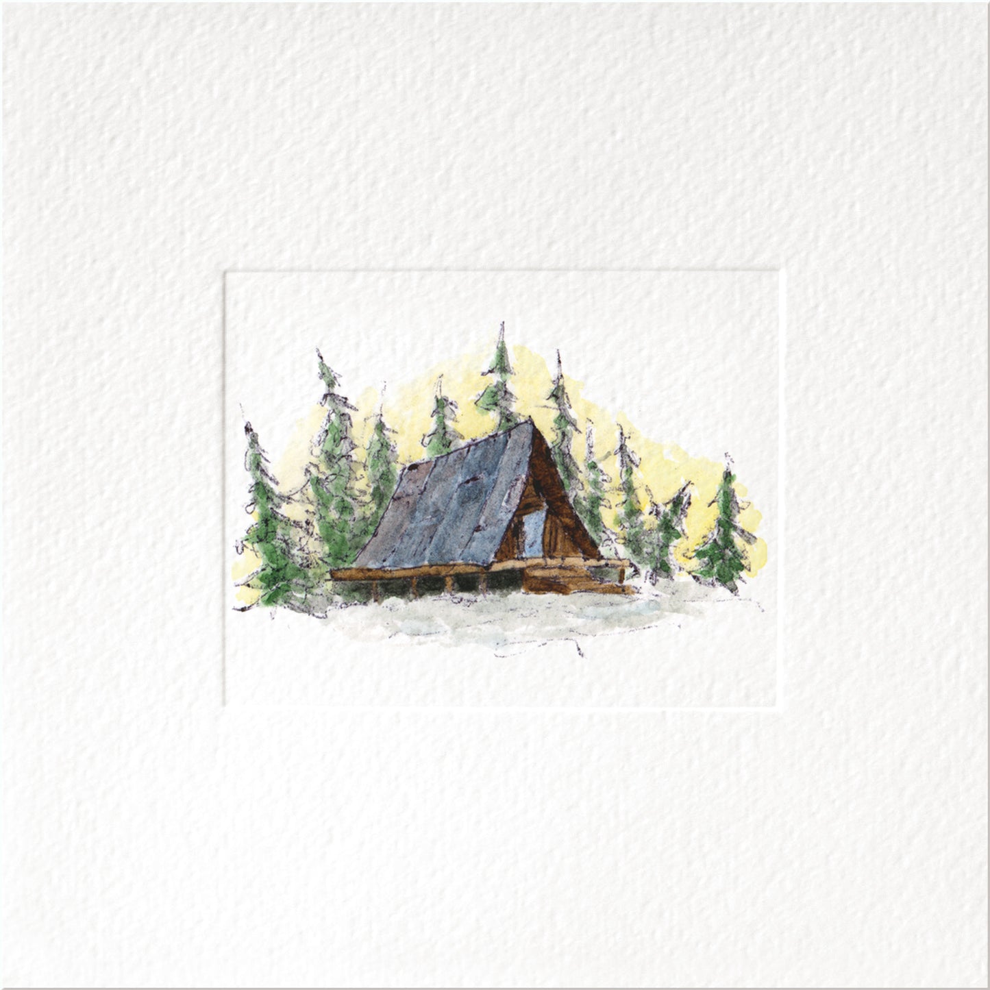 Warmth — Christmas art greeting card by Studio VLKNV
