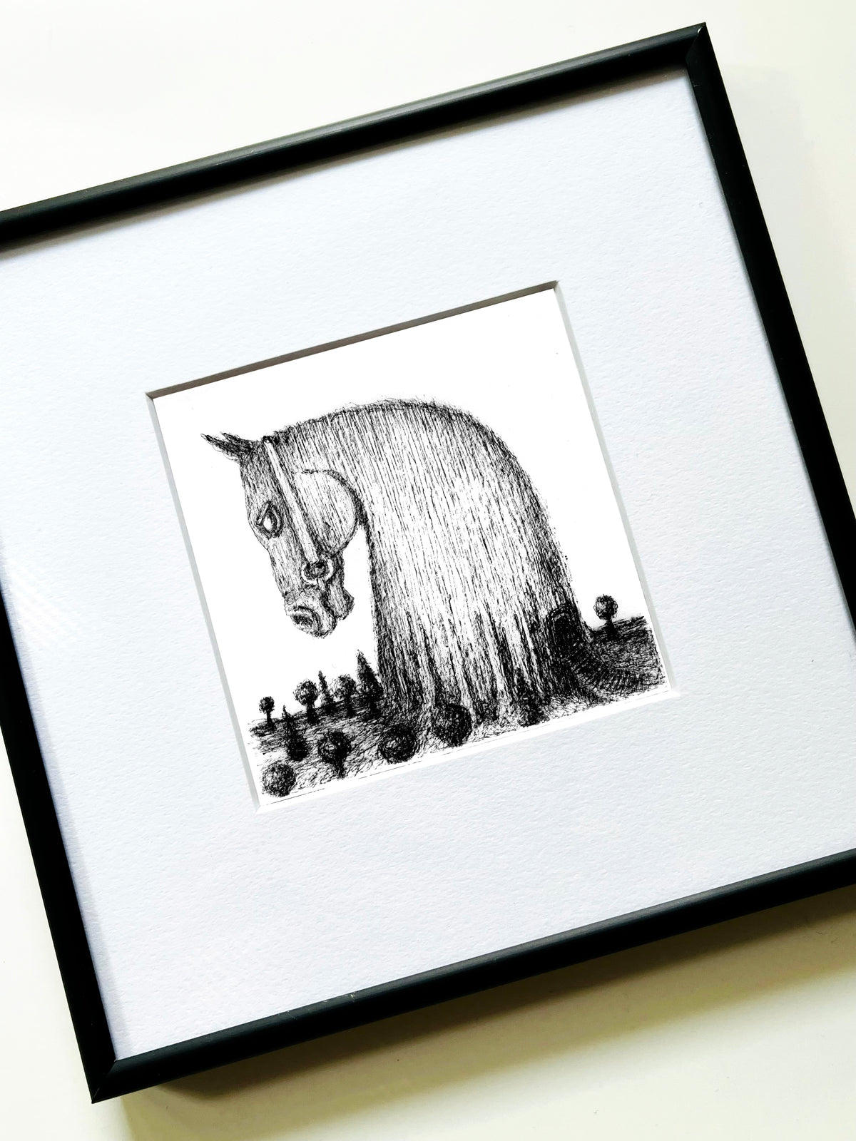 Totem — hand-painted watercolor greeting card, Misfits collection