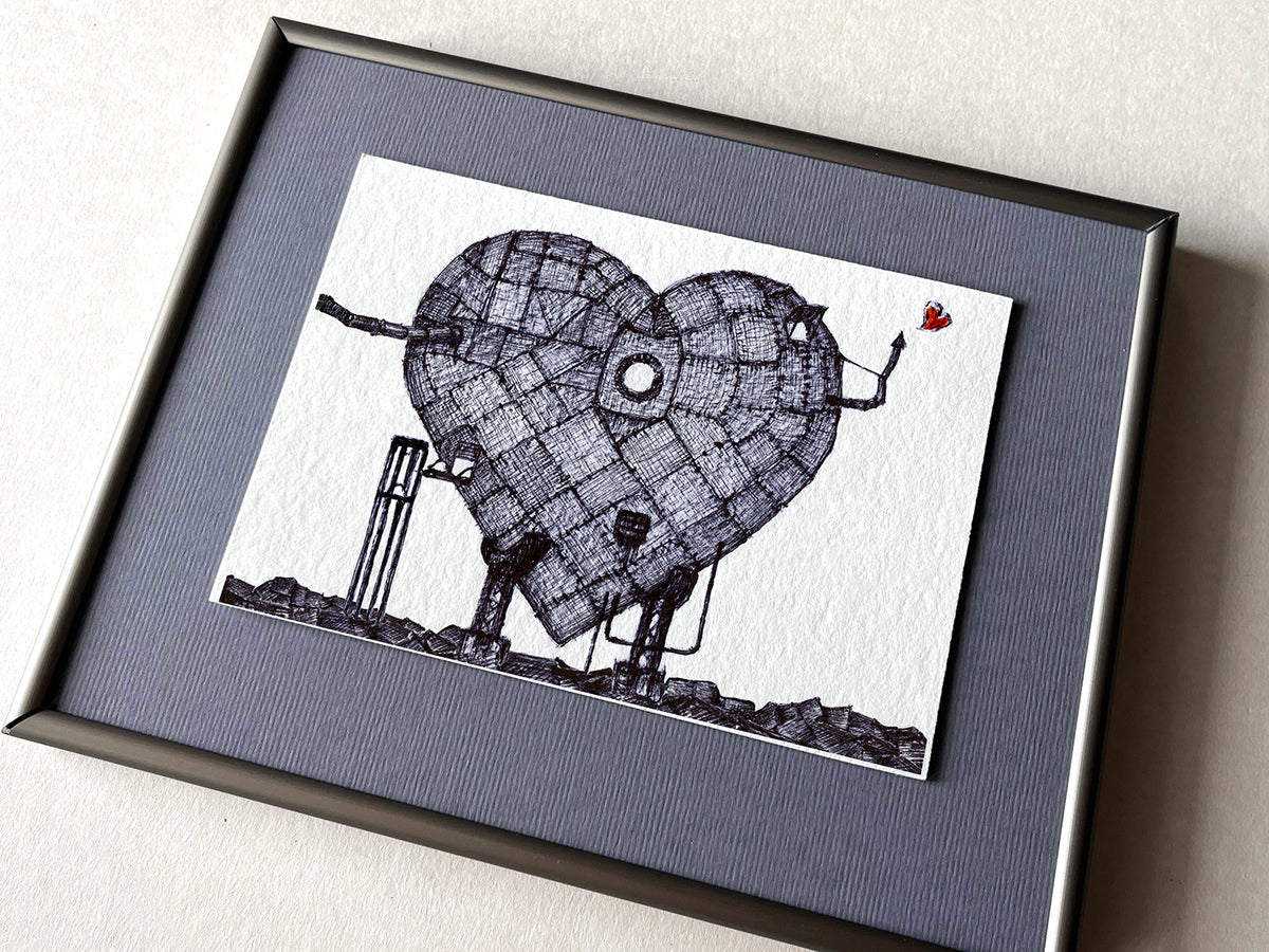 Love Factory — hand-painted watercolor greeting card, Love collection