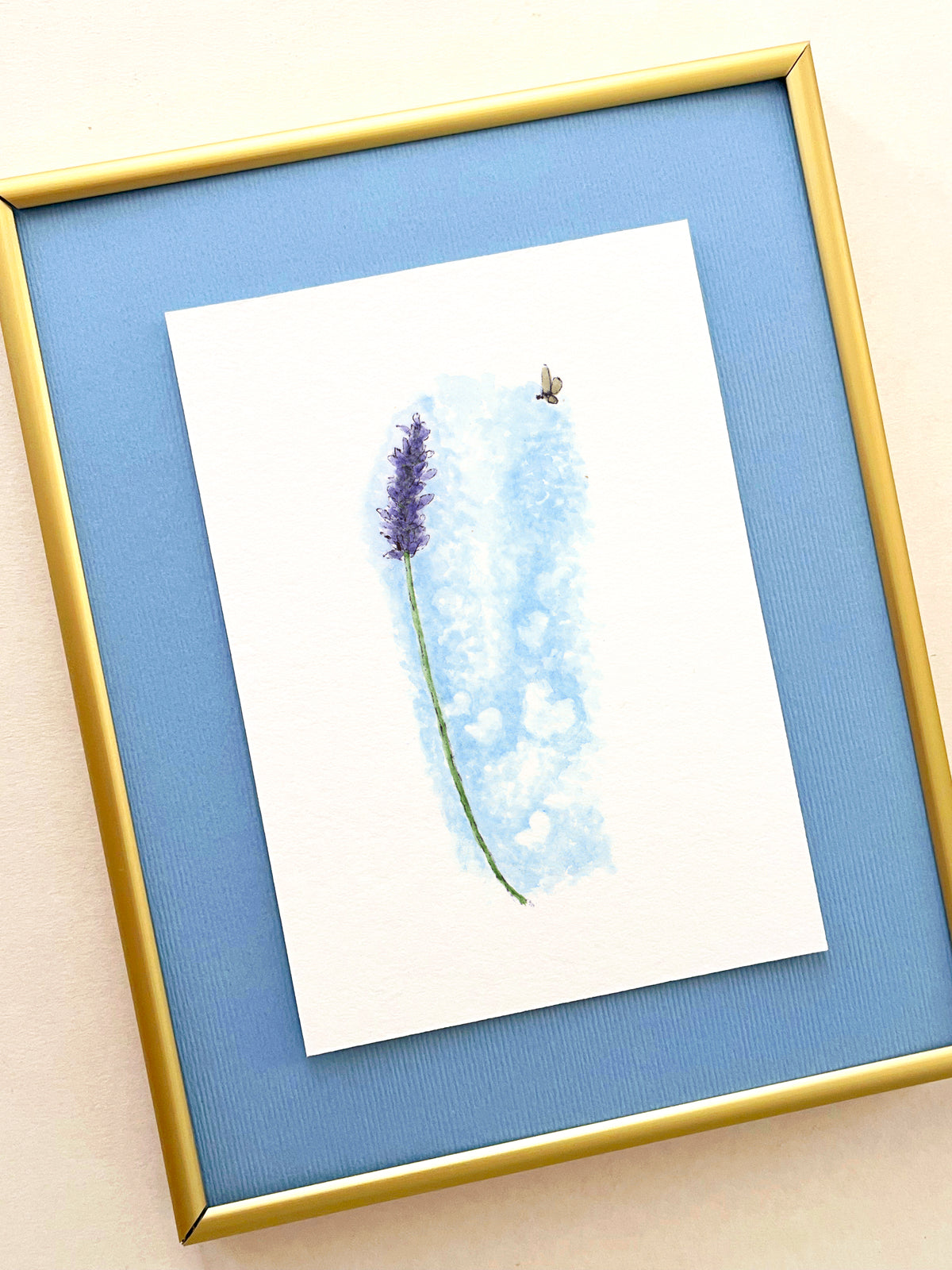 Lavander — collectible framed signed print, Floral collection