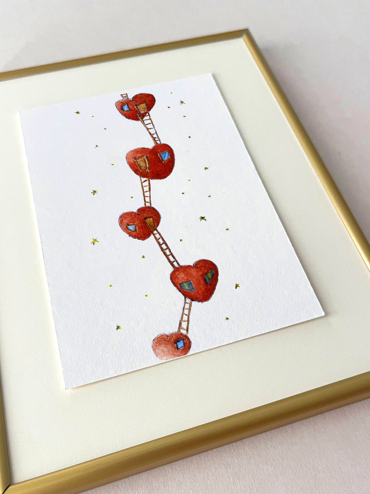 Legacy of Love — hand-painted watercolor greeting card, Love collection