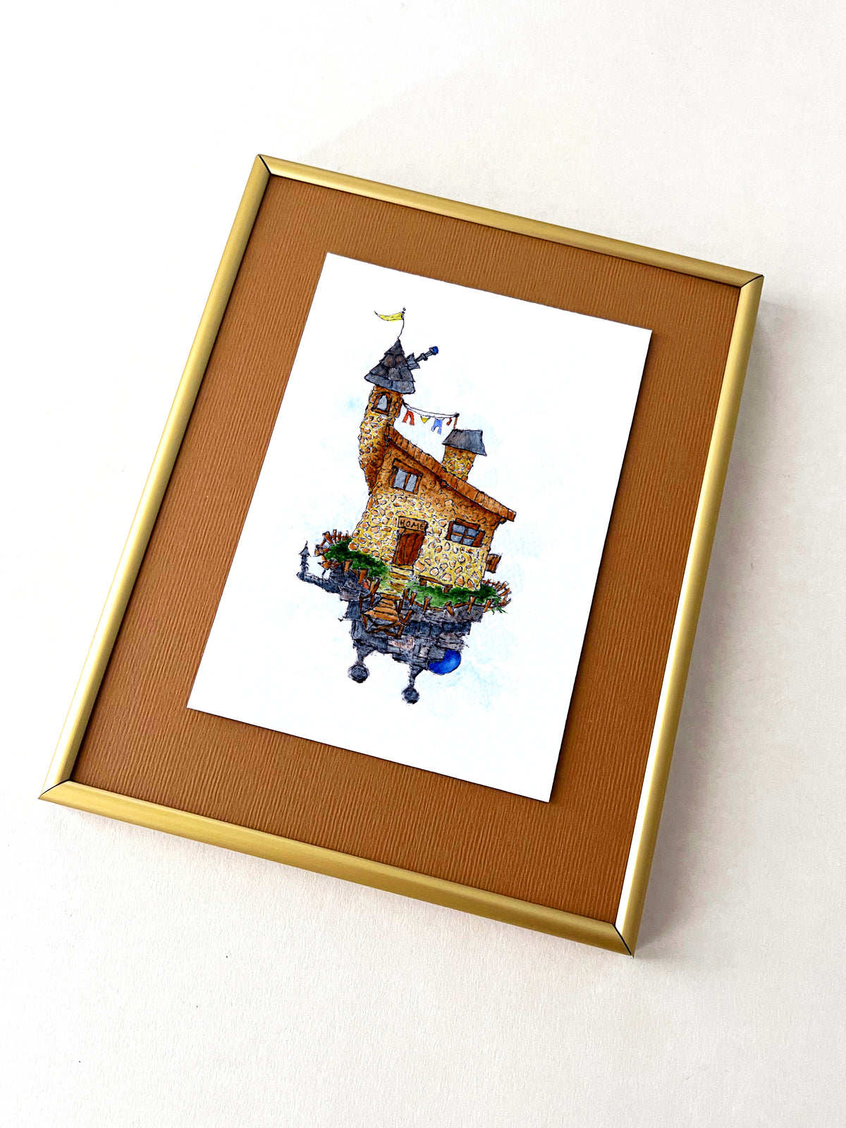 Nomad — hand-painted watercolor greeting card, Misfits collection