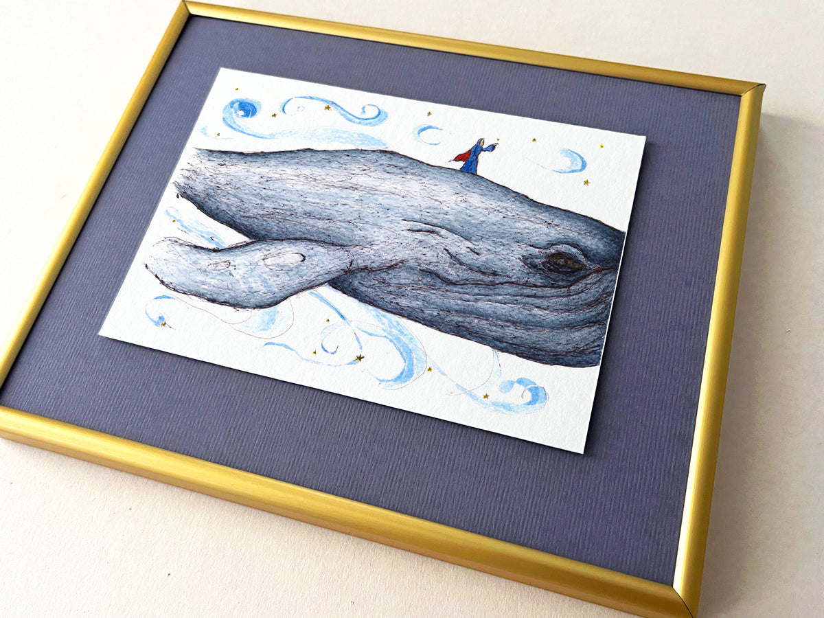 Dream — hand-painted watercolor greeting card, Misfits collection