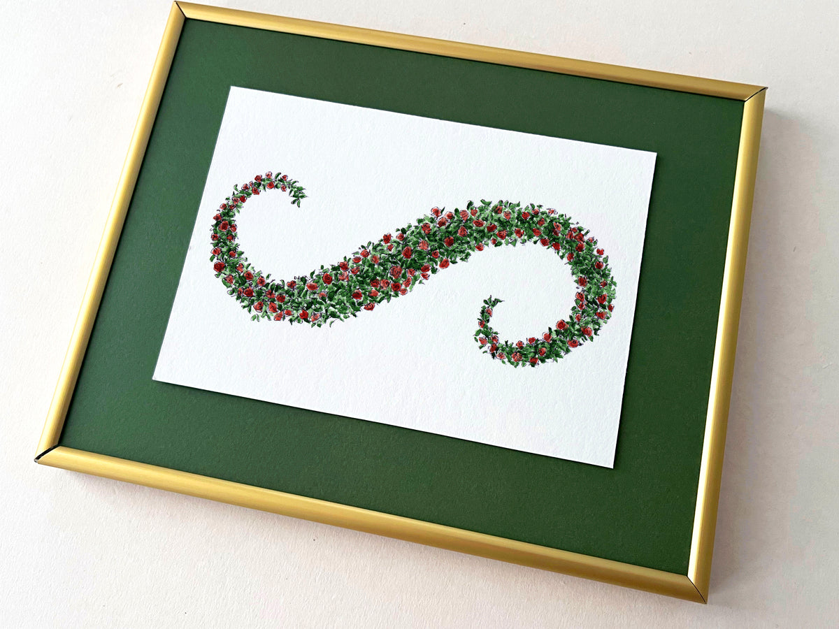 Infinity 2 — collectible framed signed print, Floral collection