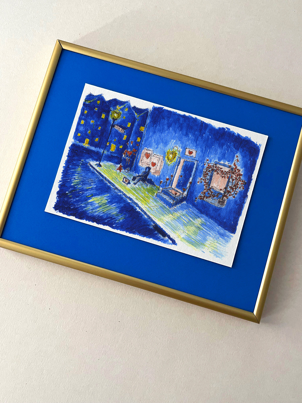 Loveless — hand-painted watercolor greeting card, Love collection
