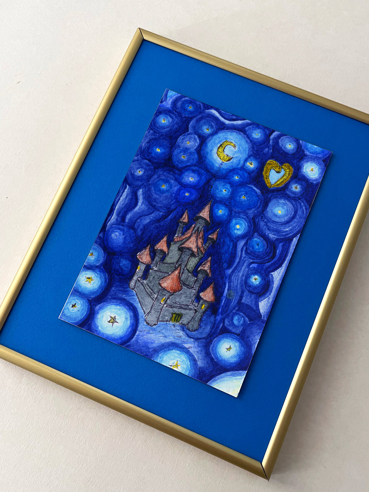 Solitude — hand-painted watercolor greeting card, Misfits collection
