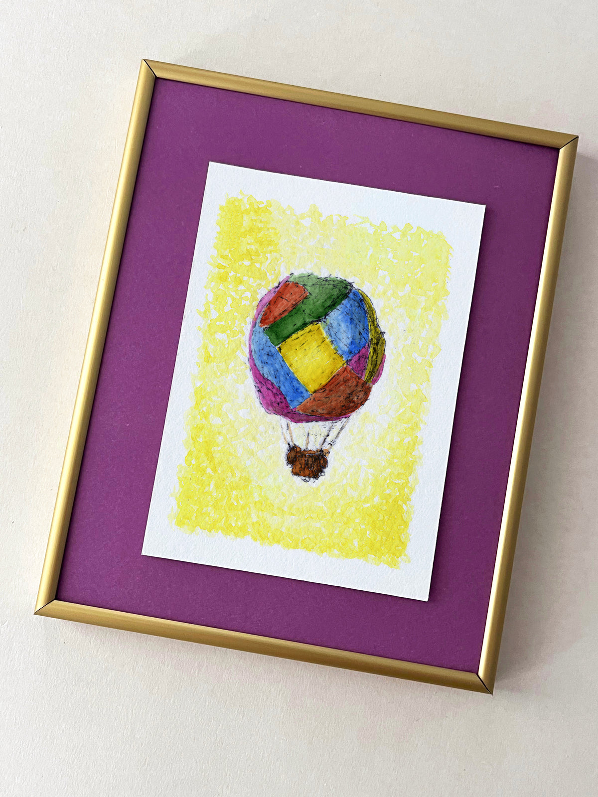 Adventure — hand-painted watercolor greeting card, Misfits collection