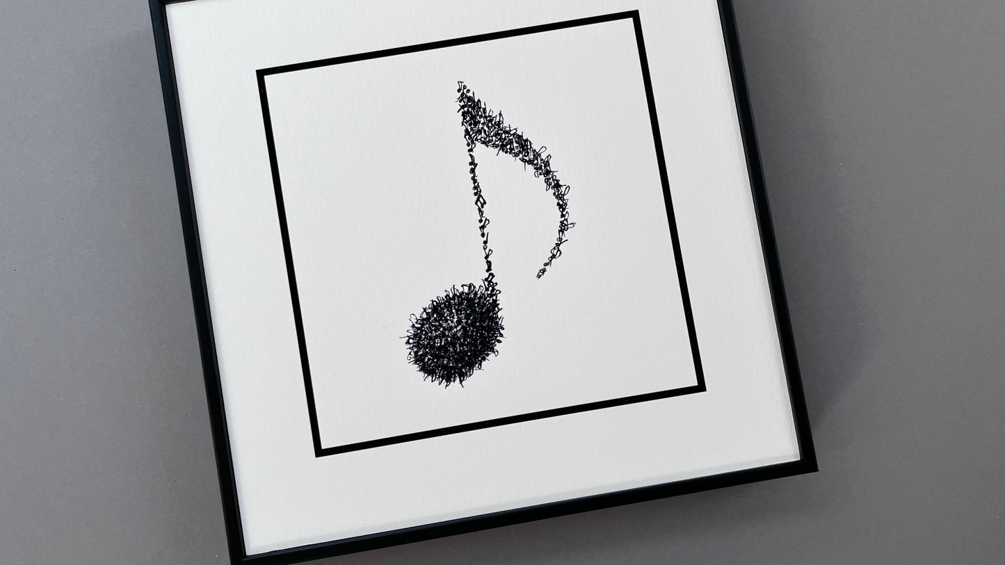 A Note of Notes - Collectible Print