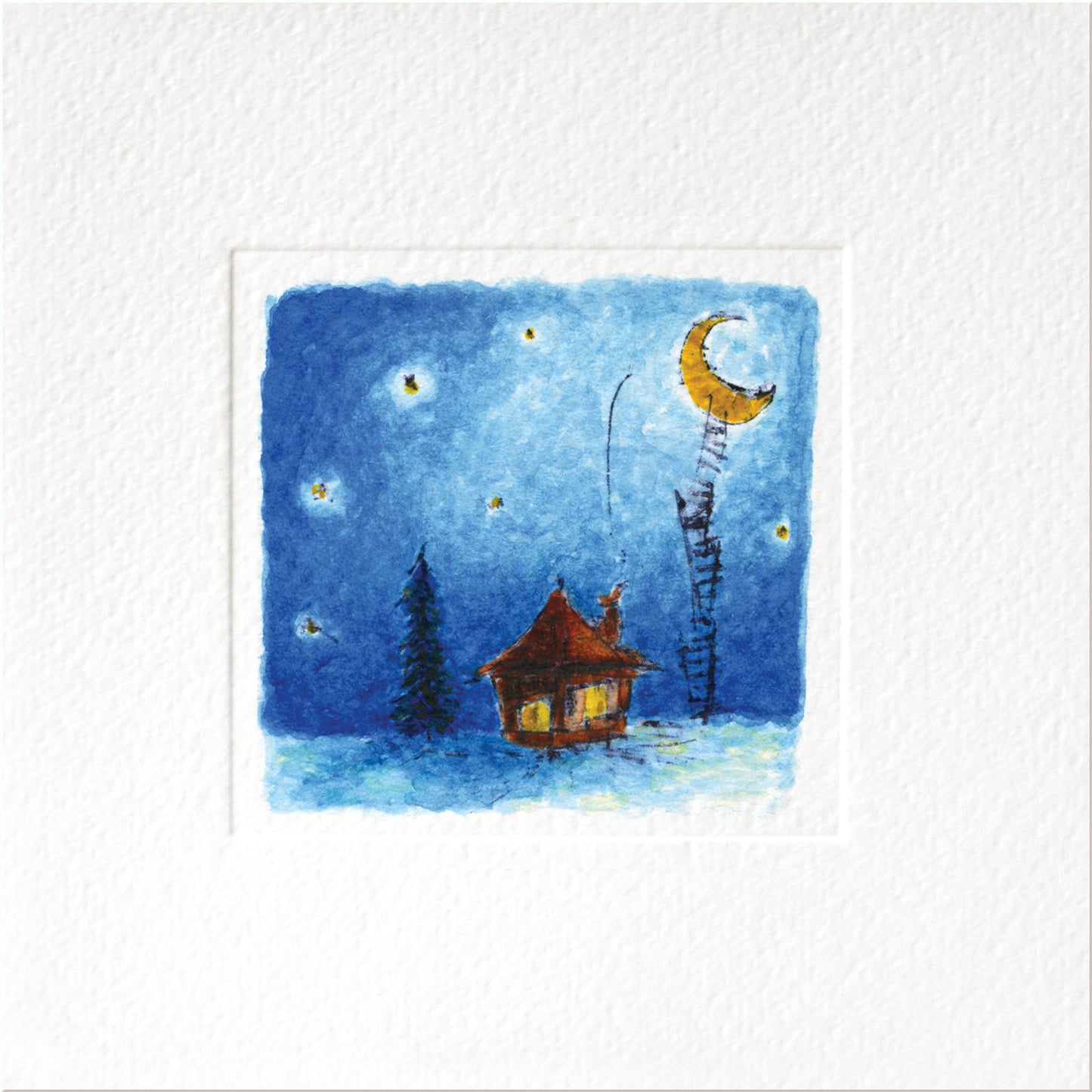 Hospitality — Christmas art greeting card by Studio VLKNV