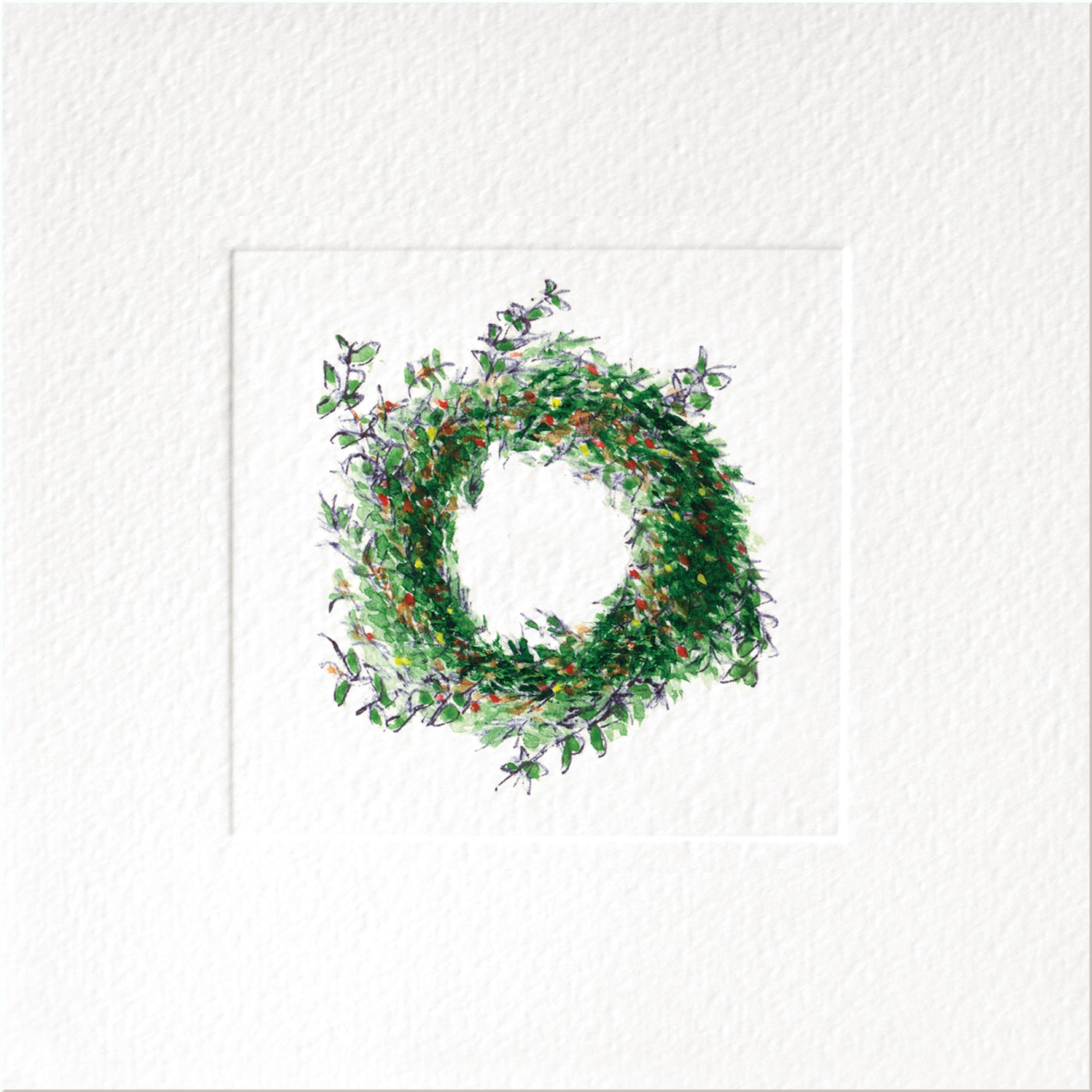 Together — Christmas art greeting card by Studio VLKNV