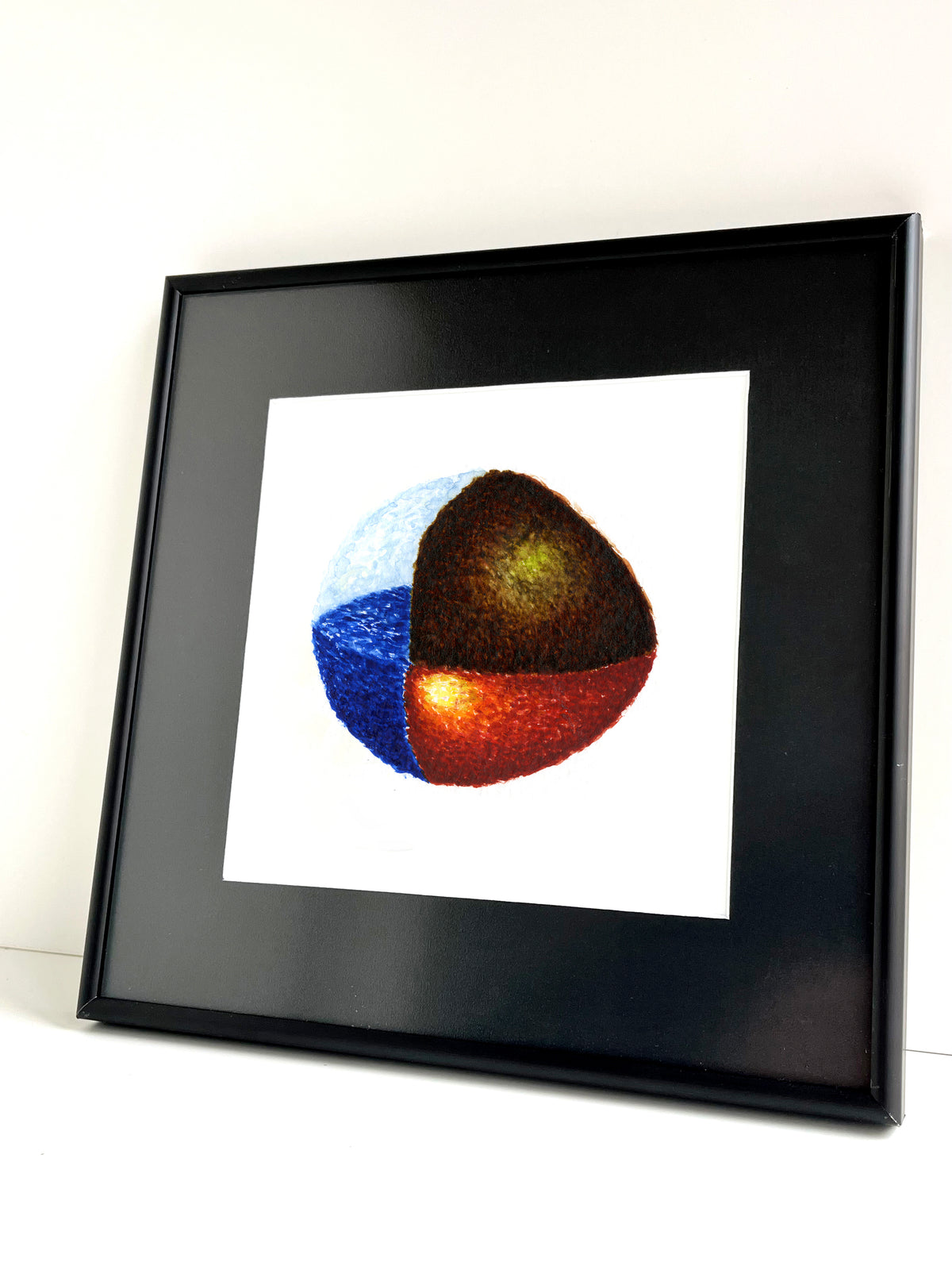 Elements — hand-painted watercolor greeting card, Zen collection