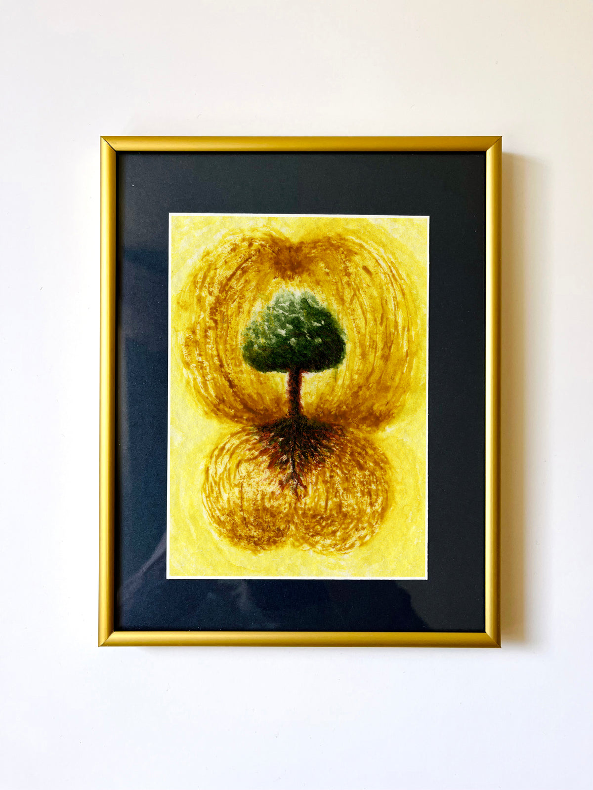 Tree of Life — hand-painted watercolor greeting card, Zen collection